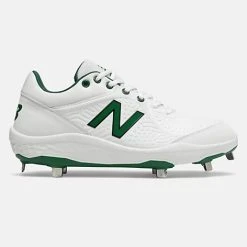 Hit After Hit New Balance – White/Green Low-Cut L3000v5 Metal Spikes (L3000OA5)