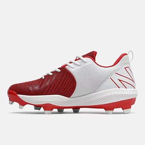 Hit After Hit New Balance – Red/White FuelCell 4040v6 Molded Cleats (PL4040R6) 2 Hit After Hit New Balance – Red/White FuelCell 4040v6 Molded Cleats (PL4040R6) - Image 2