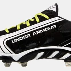 Hit After Hit Under Armour Women’s Spine Glyde ST CC Metal Spikes – Black/White