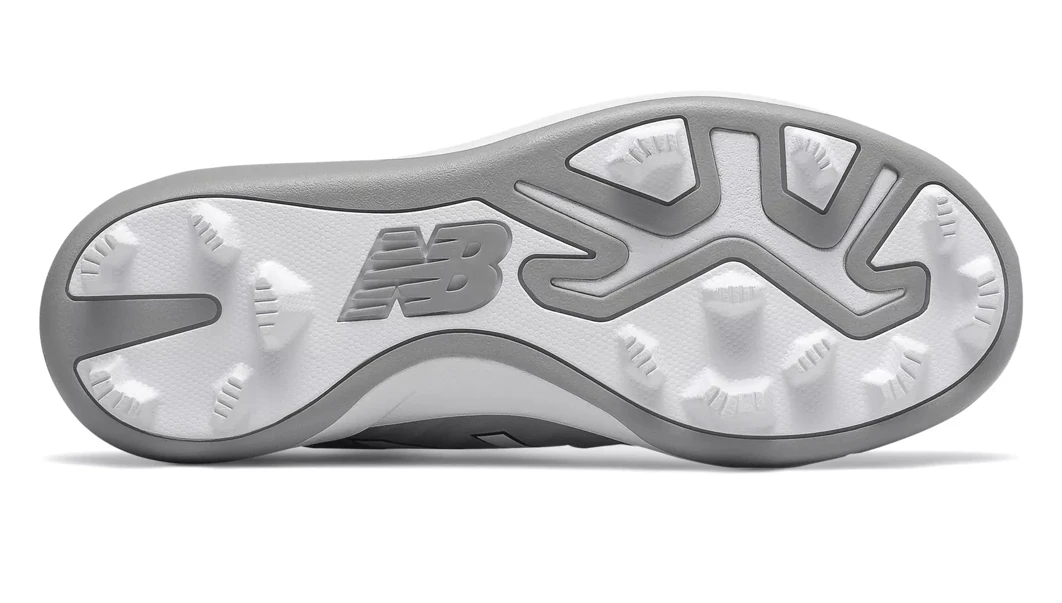 Hit After Hit New Balance 4040v5 Youth Molded Cleats – Grey/White (J4040TG5) 3 Hit After Hit New Balance 4040v5 Youth Molded Cleats – Grey/White (J4040TG5) - Image 3