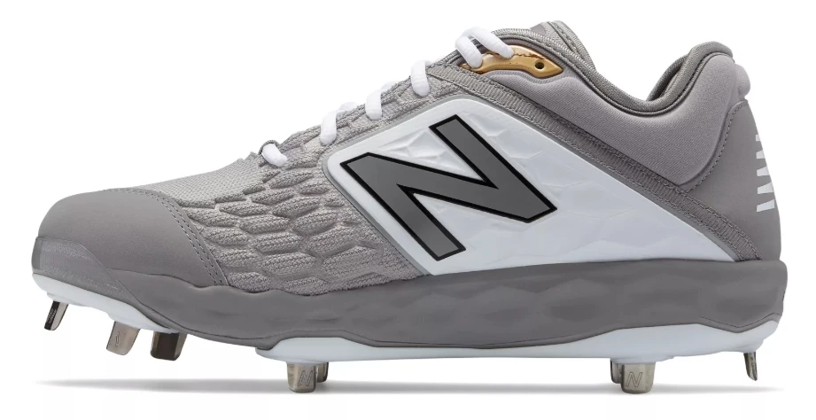 Hit After Hit New Balance – Grey/White Low-Cut L3000v4 Metal Spikes (L3000GW4) 1 Hit After Hit New Balance – Grey/White Low-Cut L3000v4 Metal Spikes (L3000GW4)