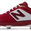 Hit After Hit New Balance – Cardinal/White Low-Cut L3000v4 Metal Spikes (L3000MW4)