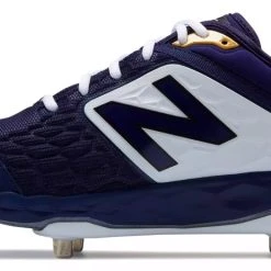 Hit After Hit New Balance – Navy/White Low-Cut L3000v4 Metal Spikes (L3000TN4)
