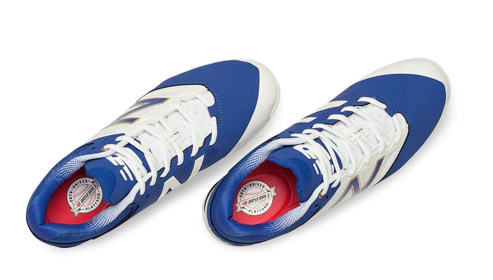 Hit After Hit New Balance – Blue/White Low 4040v3 Baseball Spikes (L4040AB3) 1 Hit After Hit New Balance – Blue/White Low 4040v3 Baseball Spikes (L4040AB3)