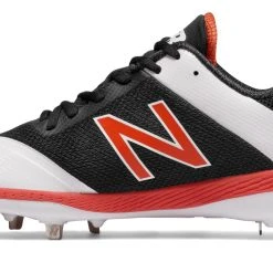 Hit After Hit New Balance – Black/Orange 4040v4 Baseball Spikes (L4040BO4)