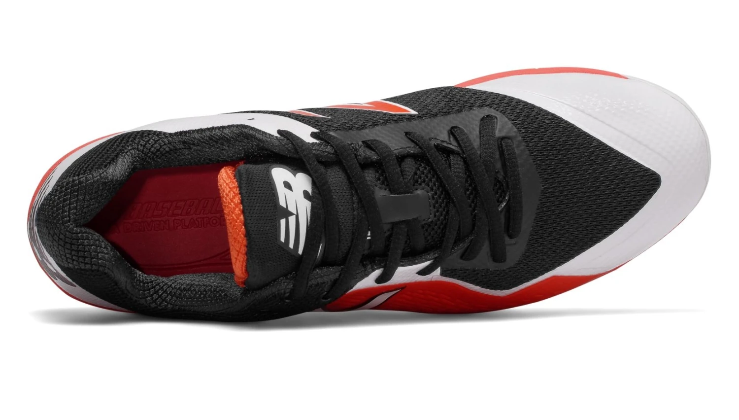 Hit After Hit New Balance – Black/Orange 4040v4 Baseball Spikes (L4040BO4) 2 Hit After Hit New Balance – Black/Orange 4040v4 Baseball Spikes (L4040BO4) - Image 2