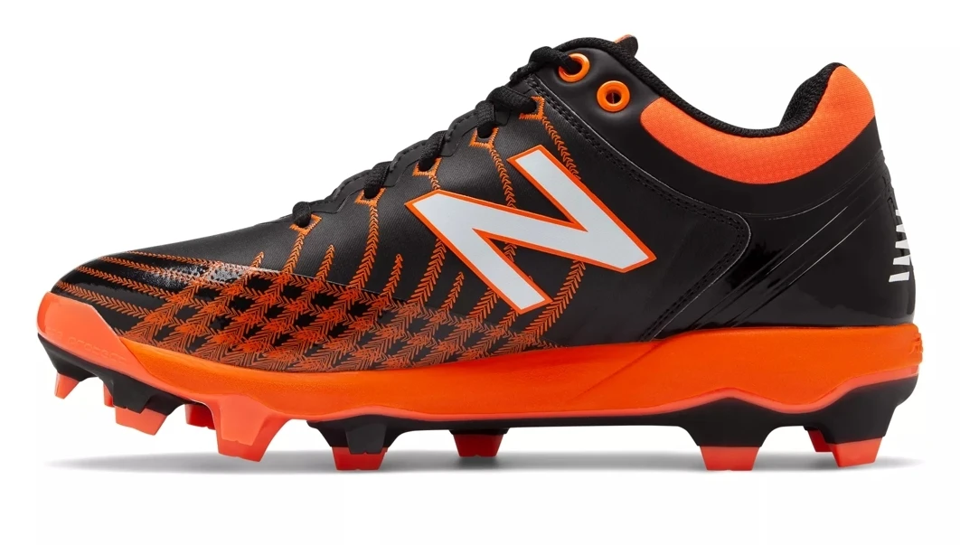 Hit After Hit New Balance 4040v5 Adult Molded Cleats – Orange/White (PL4040O5) 1 Hit After Hit New Balance 4040v5 Adult Molded Cleats – Orange/White (PL4040O5)