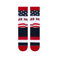 Hit After Hit Stance – Red Sox Stars & Bars Socks